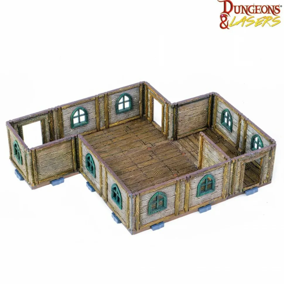 Archon Studio Miniaturen>Dungeons & Lasers Wooden Cottage