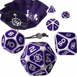 Enhance Gaming Dobbelstenen>Enchance Rpg Dice Set - Purple (Collector'S Edition)