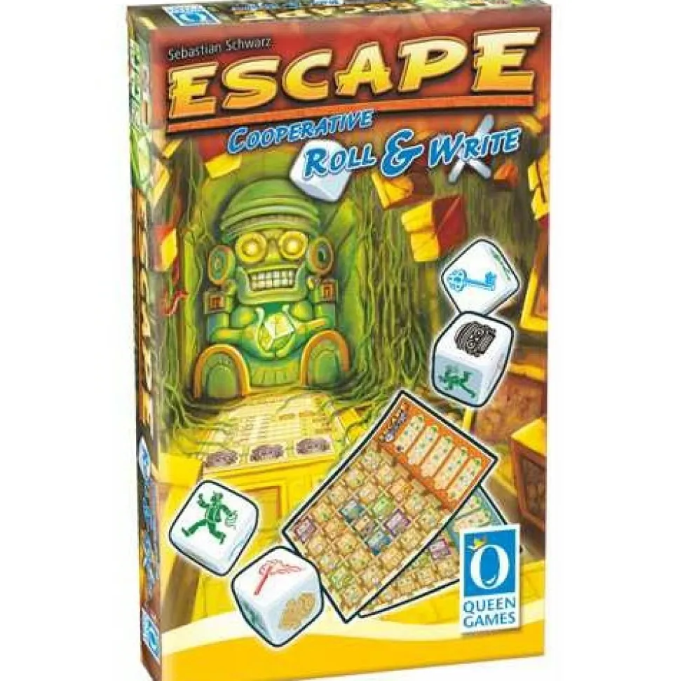Queen Games Dobbelspellen>Escape Roll & Write - Dobbelspel