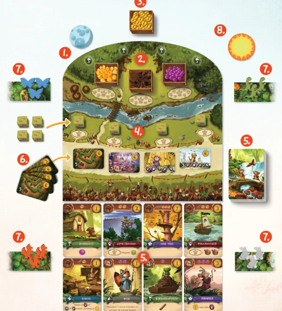 White Goblin Games Expert Spellen>Everdell Junior Nl