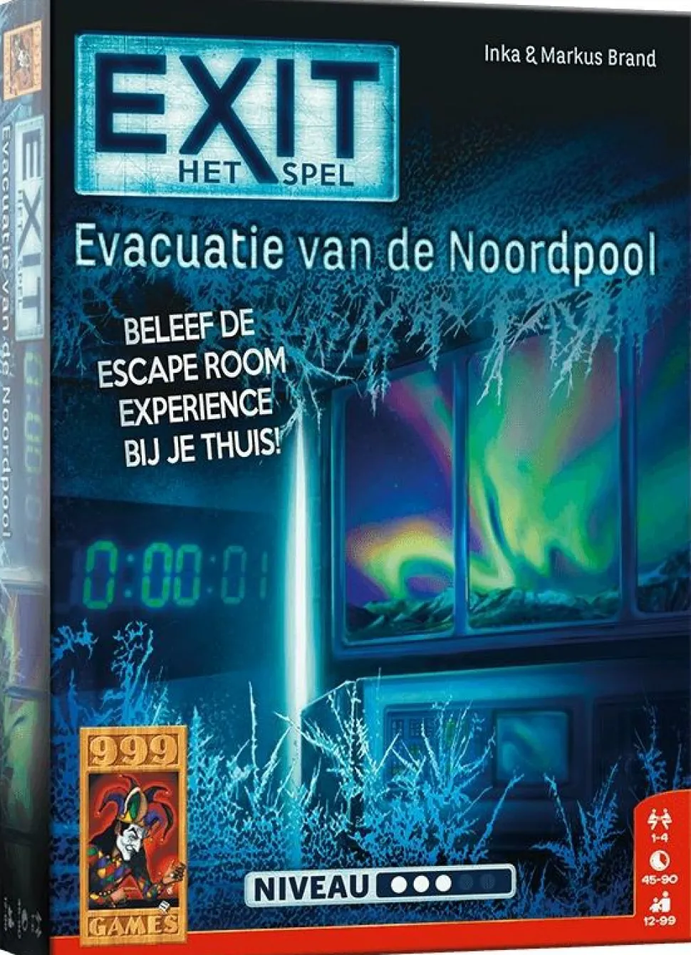 999 Games Exit>Exit - Evacuatie Van De Noordpool - Bordspel
