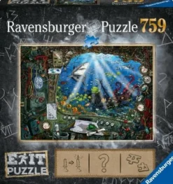 Ravensburger Exit>Exit Puzzel: In De Onderzeeer - (759)