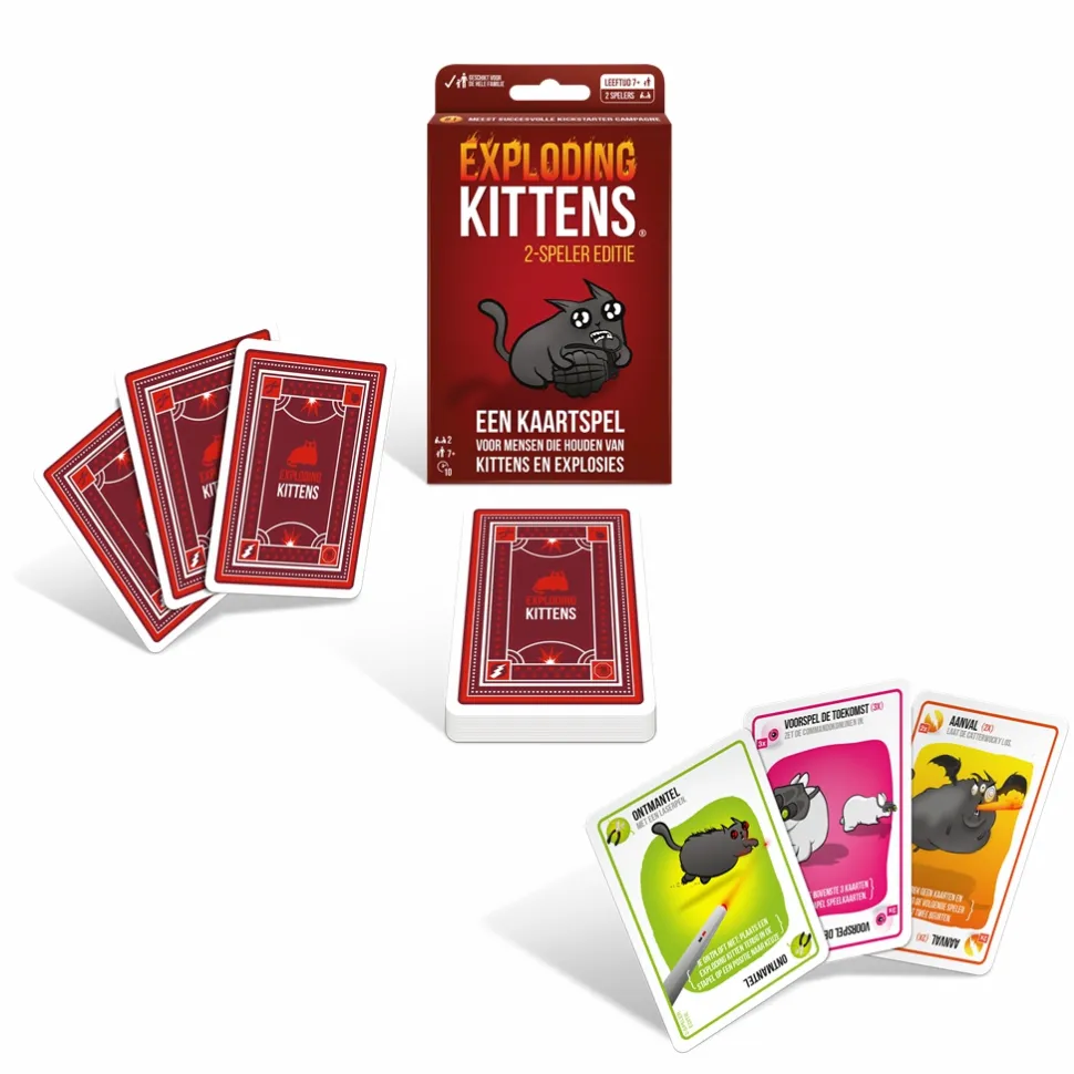 Exploding Kittens 2 Persoonsspellen> 2 Speler Nl