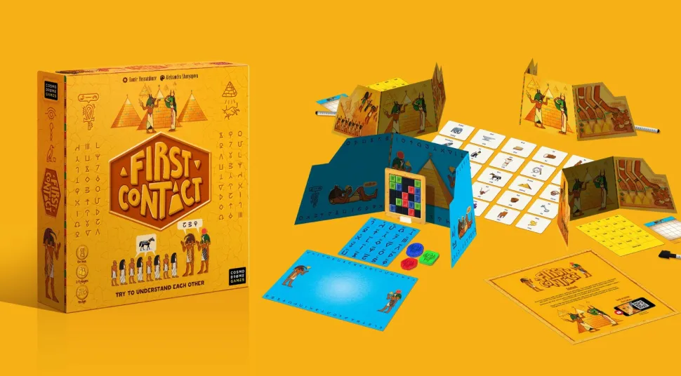 Cosmo Drome Games Samenwerking Bordspel>First Contact