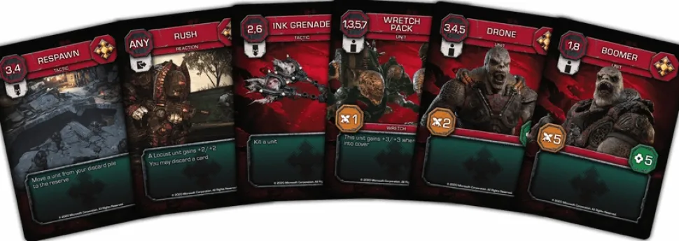 Steamforged Games Strategische Spellen>Gears Of War - The Card Game