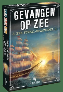 Tucker's Fun Factory Samenwerking Bordspel>Gevangen Op Zee - Kaartspel