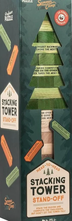Professor Puzzle Partyspellen>Giant Stacking Tower Stand-Off