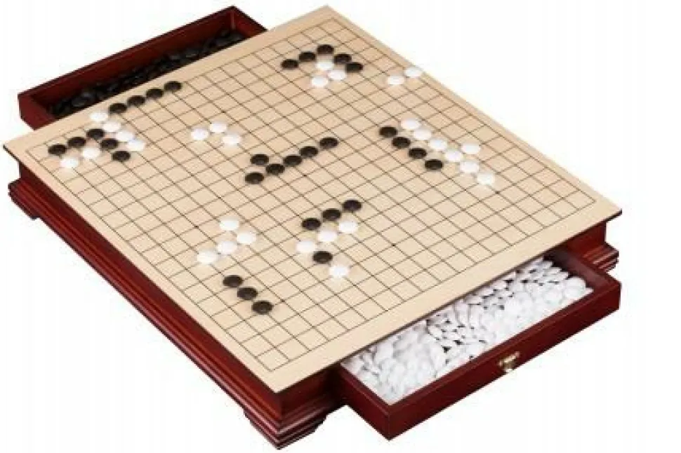 Philos Go Bordspel>Go & Go Bang Speeltafel (Speelstenen 21Mm)