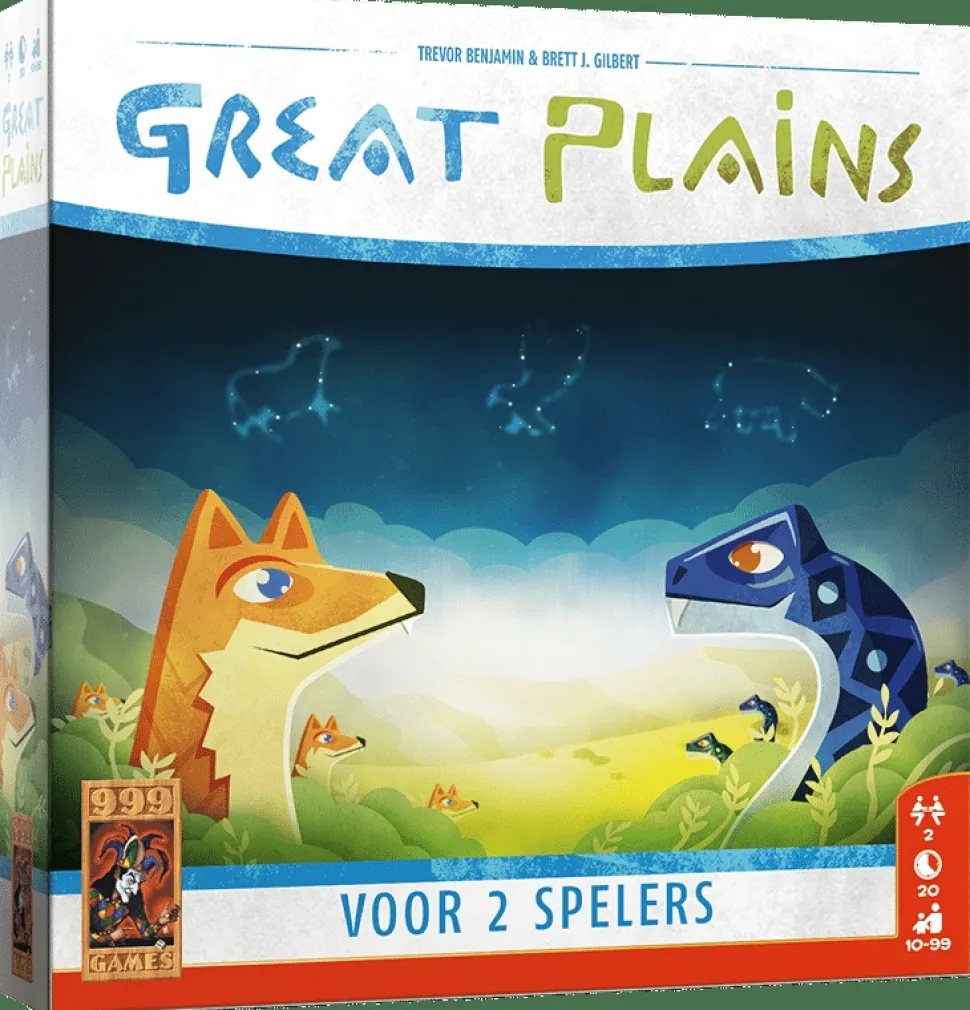 999 Games 2 Persoonsspellen>Great Plains Bordspel