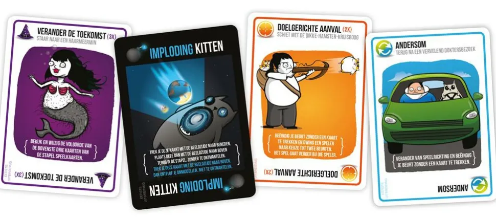 Exploding Kittens Kaartspellen>Imploding Kittens Nl