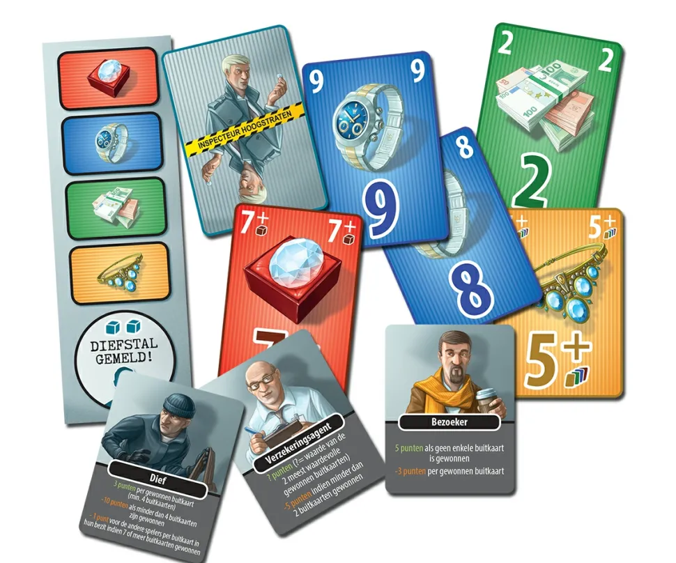 White Goblin Games 2 Persoonsspellen>Inspecteur Hoogstraten: Diamantbeurs