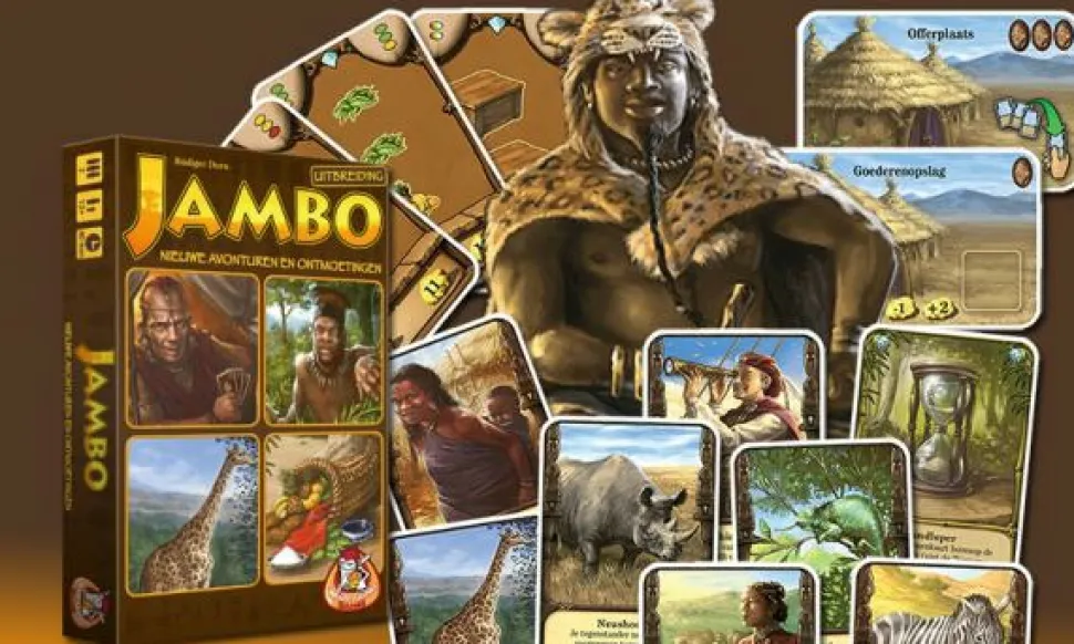 White Goblin Games 2 Persoonsspellen>Jambo - Basisspel + Gratis Uitbreiding