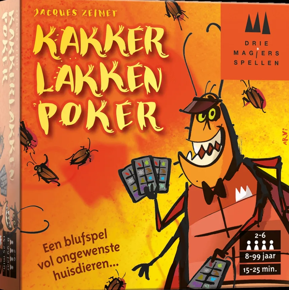 Drie Magiers Spellen Kaartspellen>Kakkerlakkenpoker