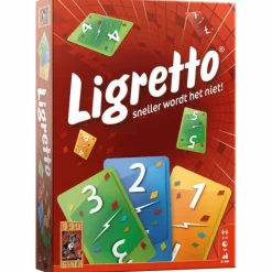 999 Games Reisspellen>Ligretto Rood - Kaartspel