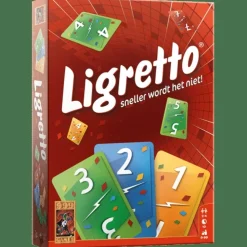 999 Games Reisspellen>Ligretto Rood - Kaartspel