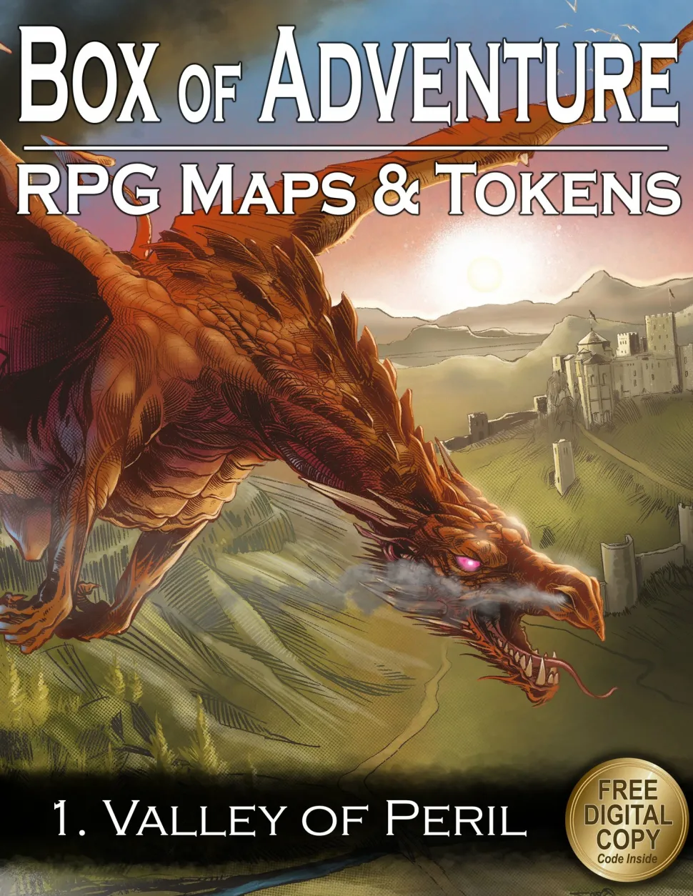 Loke Battlemats Battlemats>Loke Battle Mats' Box Of Adventure Valley Of Peril