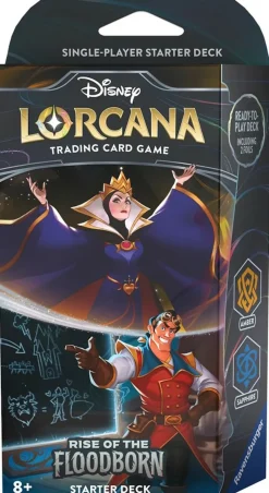 Ravensburger Disney Lorcana Series>Lorcana Set 2: Rise Of The Floodborn - Starter Deck The Evil Queen