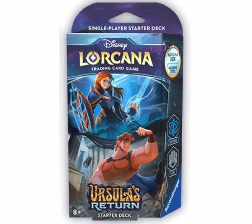 Ravensburger Disney Lorcana Series>Lorcana: Ursula'S Return: Starter Deck - Anna & Hercules