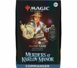 Wizards of the Coast Magic Series>Magic: Murders At Karlov Manor - Commander Deck: Blame Game