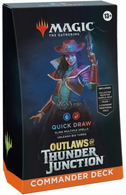 Wizards of the Coast Magic Series>Magic: Outlaws Of Thunder Junction Commander Deck - Quick Draw