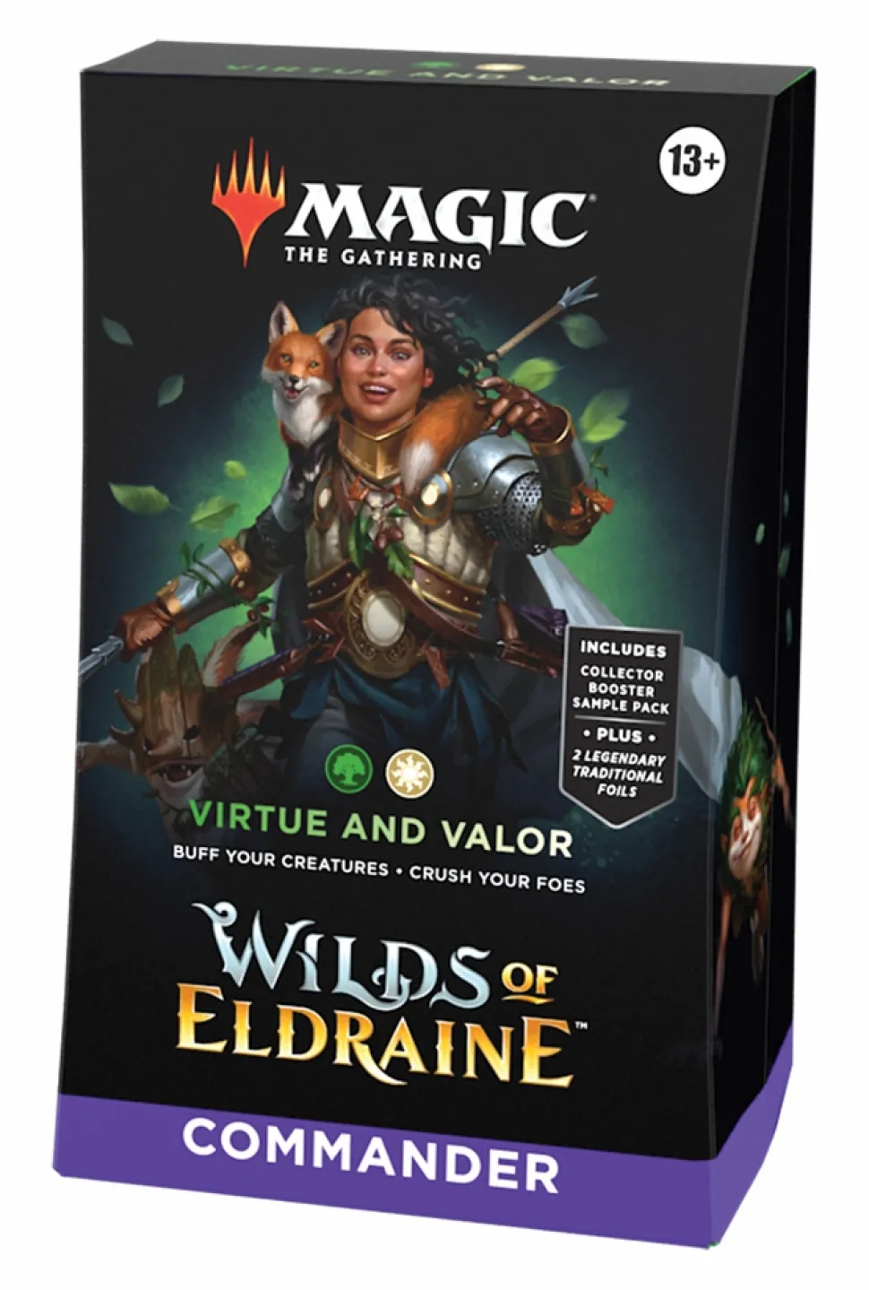 Wizards of the Coast Magic Series>Magic: Wilds Of Eldraine - Commander Deck: Virtue And Valor