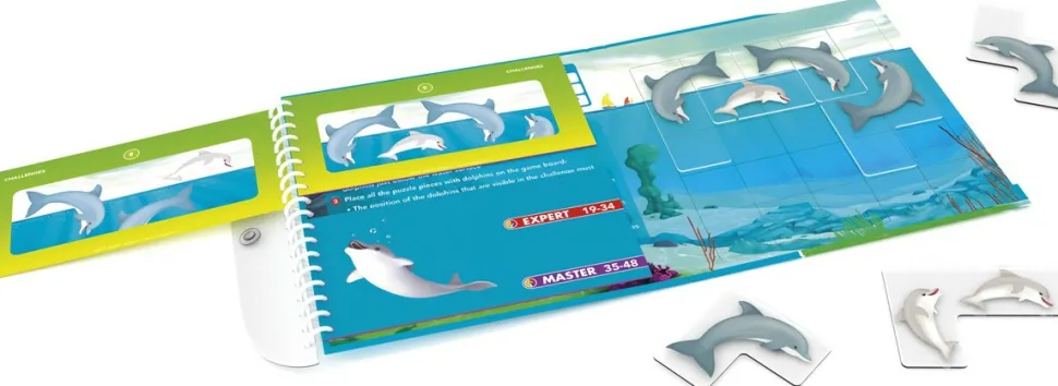Smart Games Smart Games>Magnetic Travel Games - Flippin' Dolphins