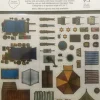 Role 4 Initiative Battlemats>Market Square: Dungeon Dressing: Dry Erase Vinyl Stickers