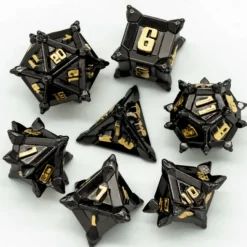 Foam Brain Games Dobbelstenen>Medieval Flail Rpg Metal Dice Set (7) Reprint