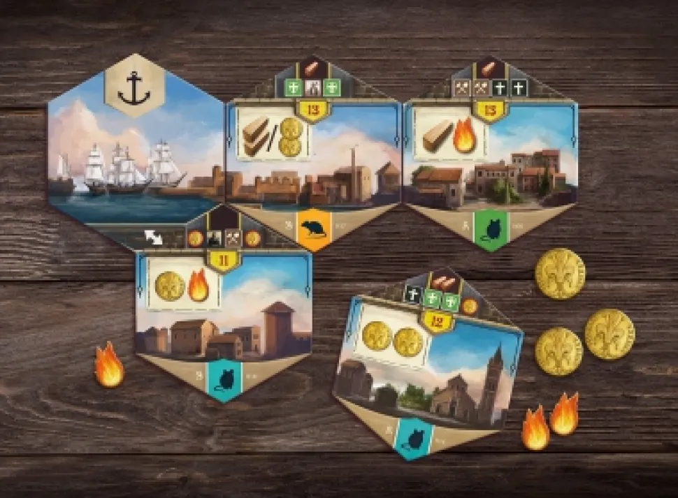 Delicious Games 1 Persoonspellen (Solo)>Messina 1347 - Bordspel