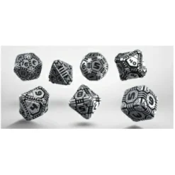 Q Workshop Dobbelstenen>Metal Tech Dice Set (7)