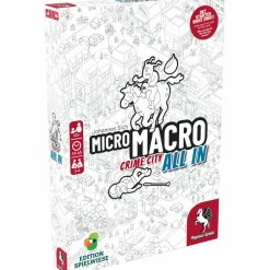 White Goblin Games Samenwerking Bordspel>Micro Macro All In - Crime City Nl