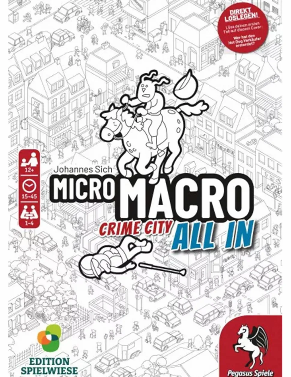 White Goblin Games Samenwerking Bordspel>Micro Macro All In - Crime City Nl