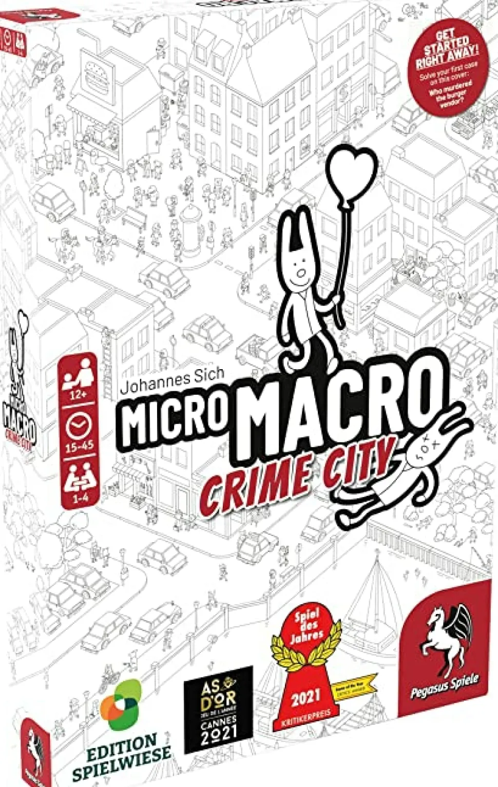 Pegasus Spiele Samenwerking Bordspel>Micromacro - Crime City En