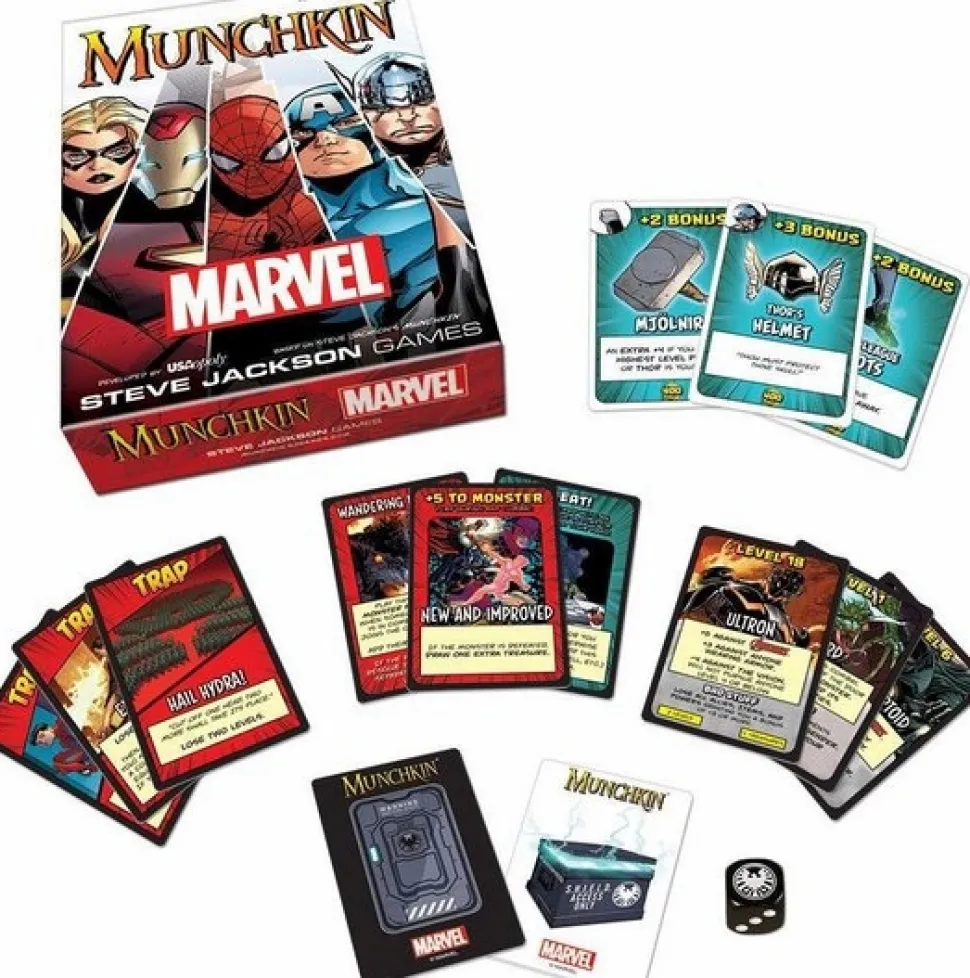 Usaopoly Munchkin>Munchkin Marvel