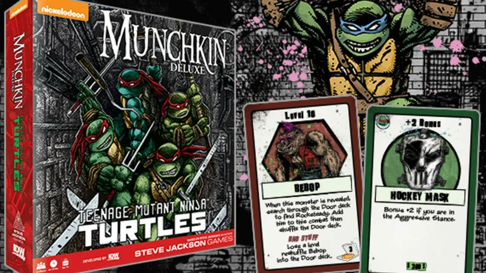 IDW Games Munchkin>Munchkin Teenage Mutant Ninja Turtles Deluxe