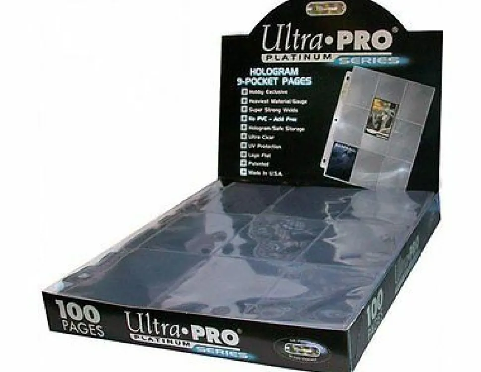 Ultra Pro Opbergmappen>Nine Pocket Page Platinum Displaybox