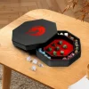 Dice Habit Dobbelstenen>Octagon Dice Tray - Red