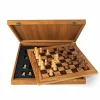 Manopoulou Schaaksets>Olive Burl Chess Set 40X40Cm (Medium) With Staunton Chessmen 7,7Cm Koning