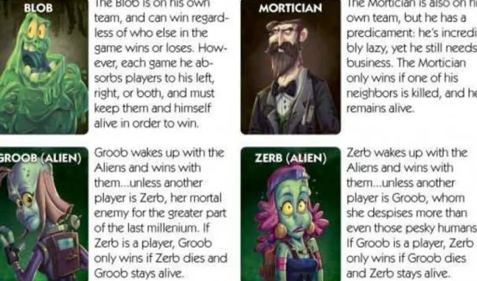Bézier Games Samenwerking Bordspel>One Night - Ultimate Alien