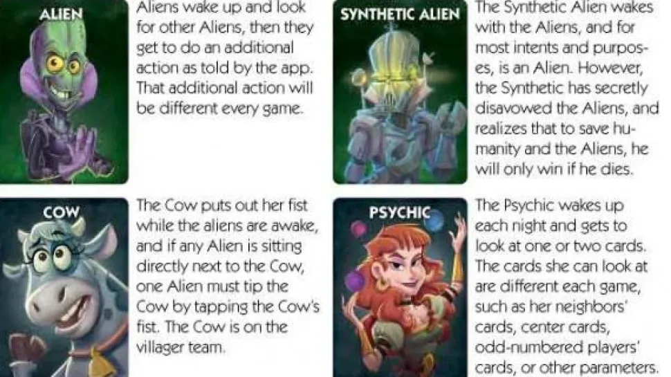 Bézier Games Samenwerking Bordspel>One Night - Ultimate Alien