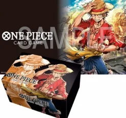 Bandai One Piece Card Game>One Piece Playmat + Storage Box - Monkey D Luffy