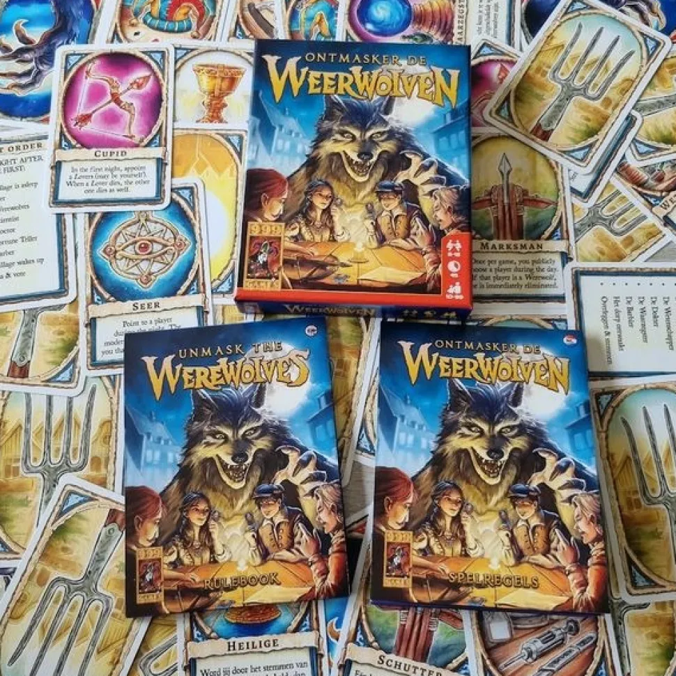 999 Games Reisspellen>Ontmasker De Weerwolven - Kaartspel