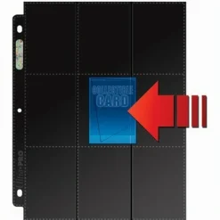 Ultra Pro Opbergmappen>Pages Side-Load 18-Pocket (Zwart)