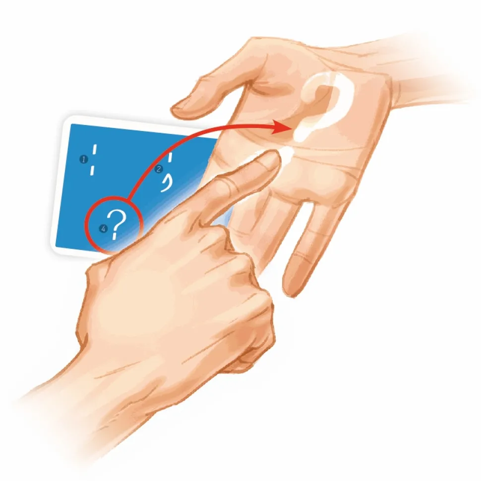 Sit Down! Partyspellen>Palm Reader - Partyspel