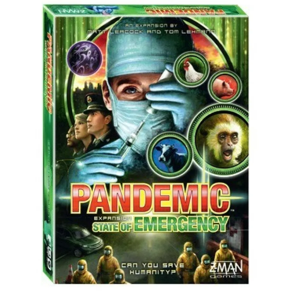 Z-Man Games Samenwerking Bordspel>Pandemic State Of Emergency