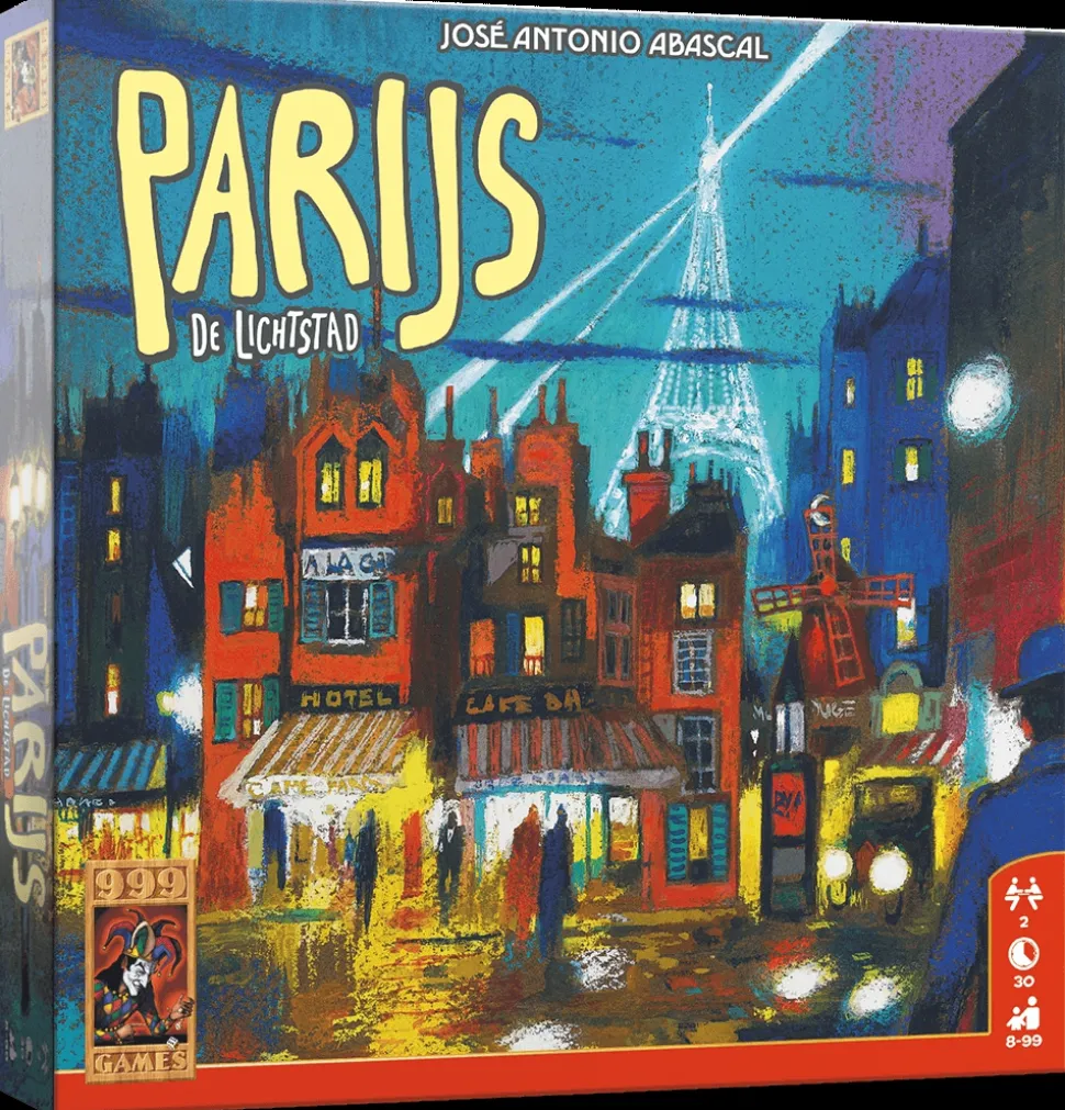 999 Games 2 Persoonsspellen>Parijs - Bordspel