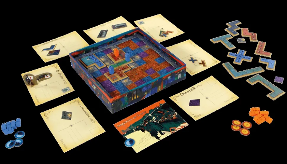 999 Games 2 Persoonsspellen>Parijs - Bordspel