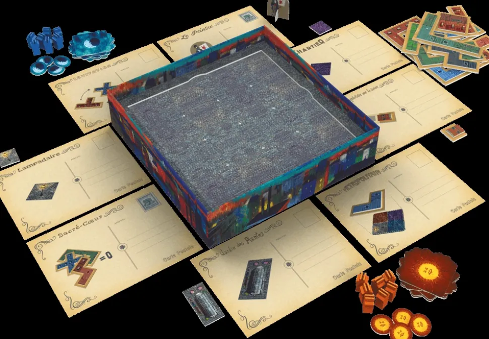 999 Games 2 Persoonsspellen>Parijs - Bordspel