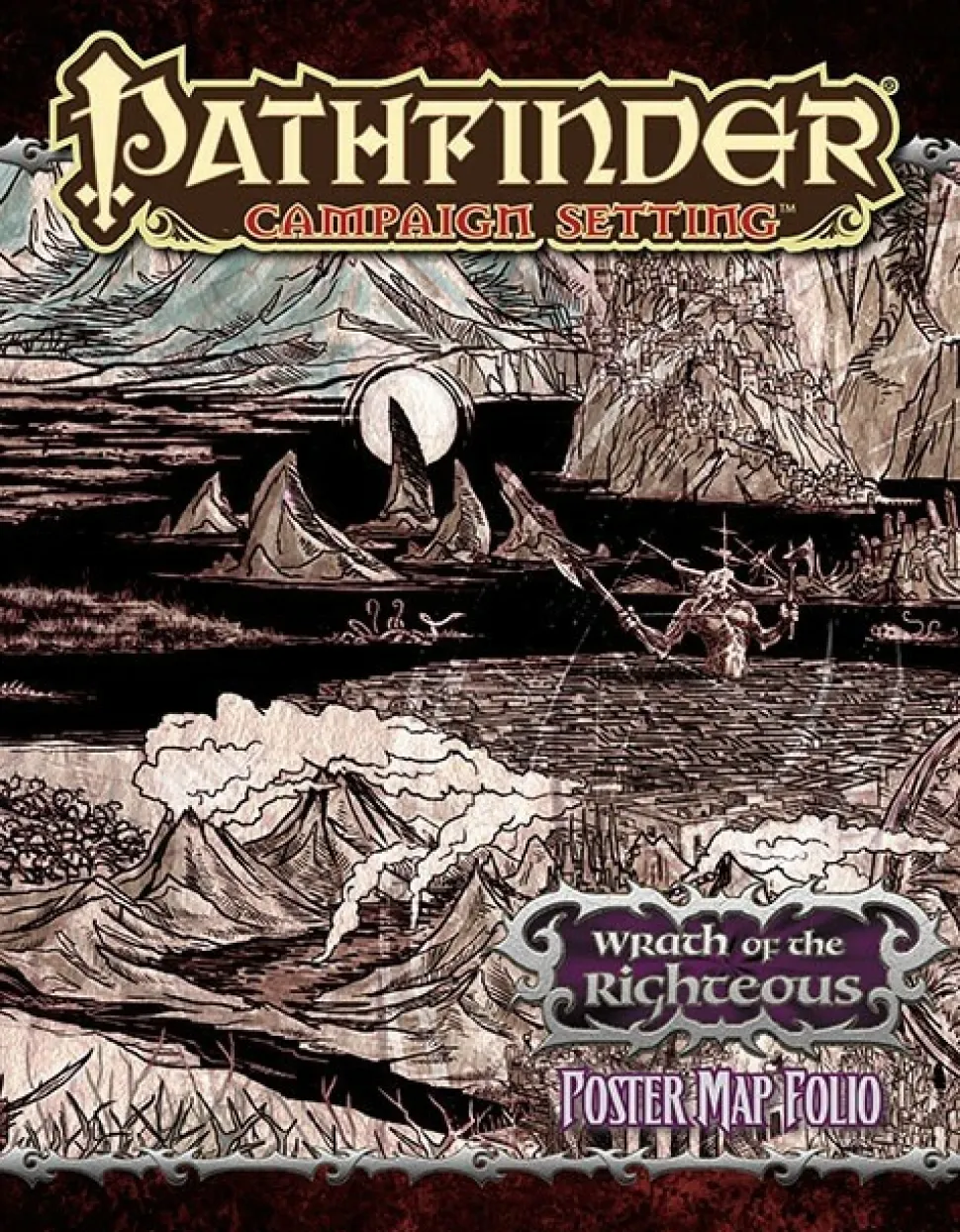 Paizo Publishing Pathfinder>Pathfinder Campaign Setting: Wrath Of The Righteous Poster Map Folio