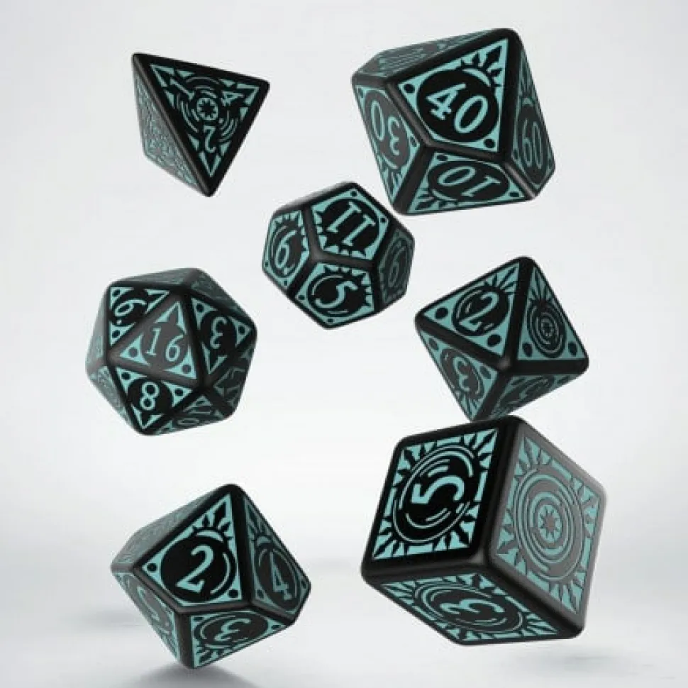 Q Workshop Dobbelstenen>Pathfinder Iron Gods Dice Set (7)
